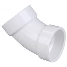 Nibco K042850 - 4806 8 HXH 45 ELBOW PVC