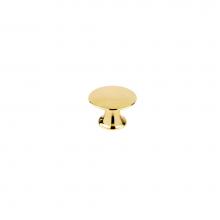 Richelieu America 2445913130 - Traditional Solid Brass Knob - 2445