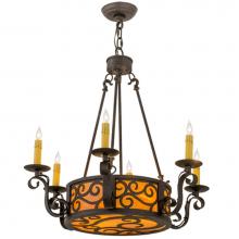 2nd Ave Designs 01.0862.26.GL - 26'' Wide Delano 6 Light