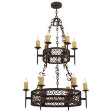 2nd Ave Designs 05.0747.36.2TR - 36''W Toscano 12 LT Two Tier