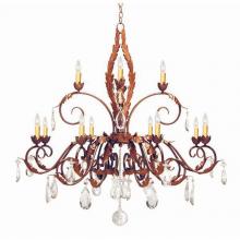 2nd Ave Designs 87692.48.CX - 48'' Wide Country French 12 Light Two Tier