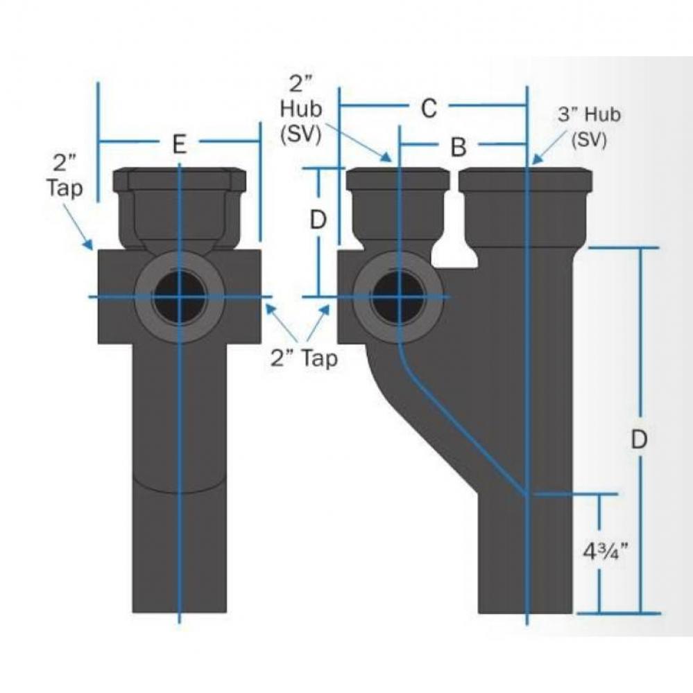 Sv 3X2X2 Double Sink Stack 770C