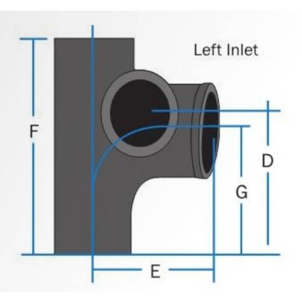 Nh 4 San Tee W/2'' Rh 45 S.O.(Above Ctr)