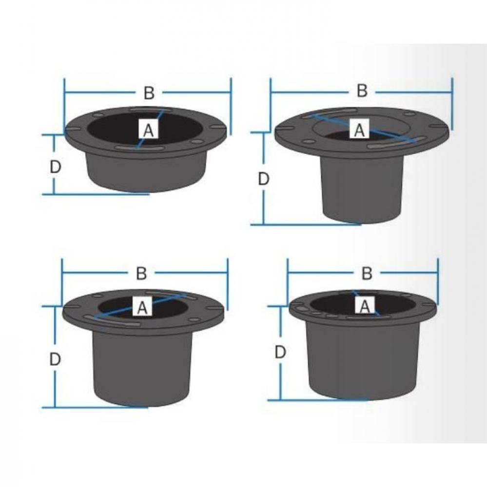 4 X 3 Reducing N Closet Ring