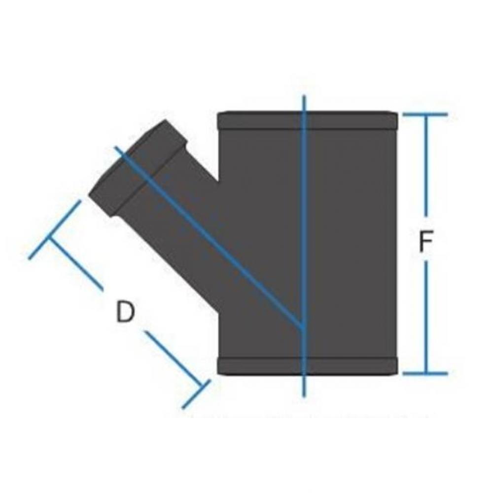 Nh 2 X 1-1/2 Tapped Wye