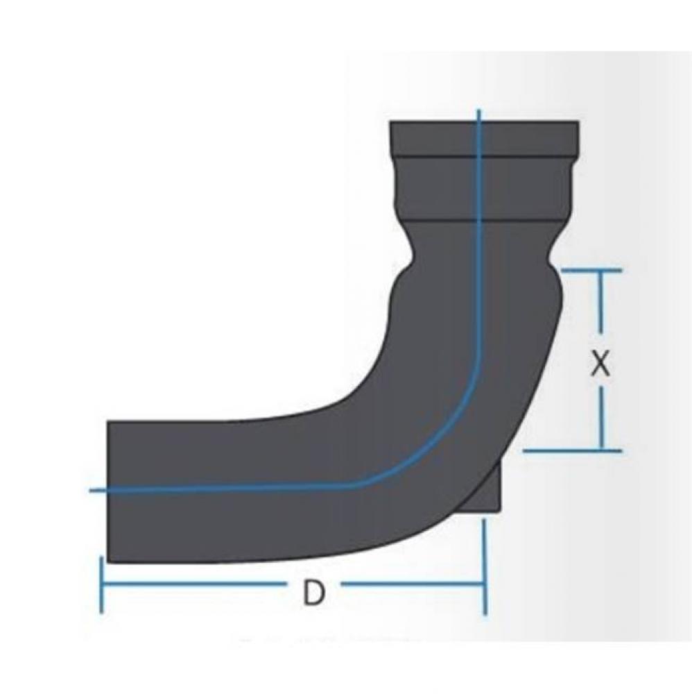 Sv 4 X 2 Reducing1/4 Bend