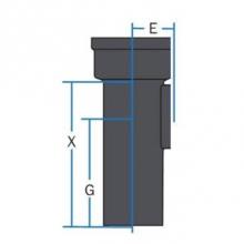 ABI Foundry 003083 - Sv 5 X 4 Straight Tap Tee