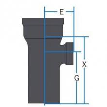 ABI Foundry 003137 - Sv 2 X 1-1/2 San Tap Tee