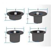 ABI Foundry 022886 - 4 X 3 Closet Flange