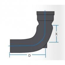 ABI Foundry 100089 - Sv 3 X 2 Reducing1/4 Bend