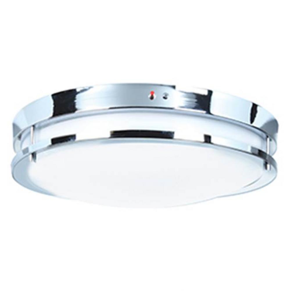 Dual Voltage Emergency Backup LED Flush Mount