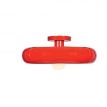 Access Lighting 23880LEDDLP-RED/SILV - LED Semi-Flush