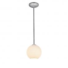 Access Lighting 28085-1R-BS/WHTLN - (s) 1-Light Pendant