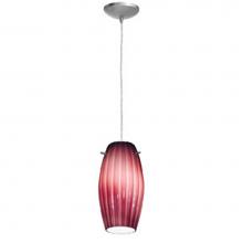 Access Lighting 28876-BS/PLM - 1 Light Pendant