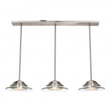 Access Lighting 50443LEDD-BS/8CL - 3 Light Bar LED Pendant