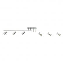 Access Lighting 52043-BS - 6 Light Adjustable Track