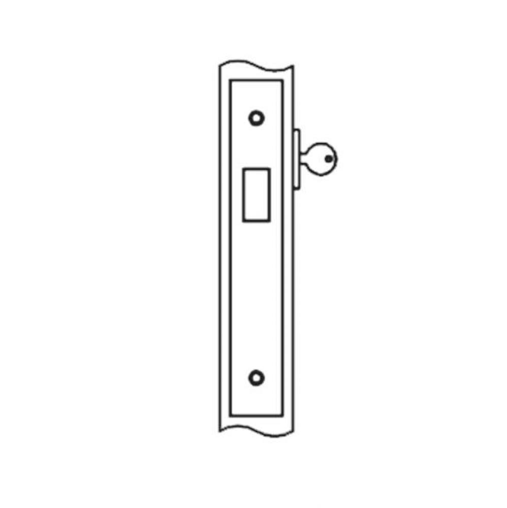 Deadlock for use with cylinder one side only (cylinder not included)