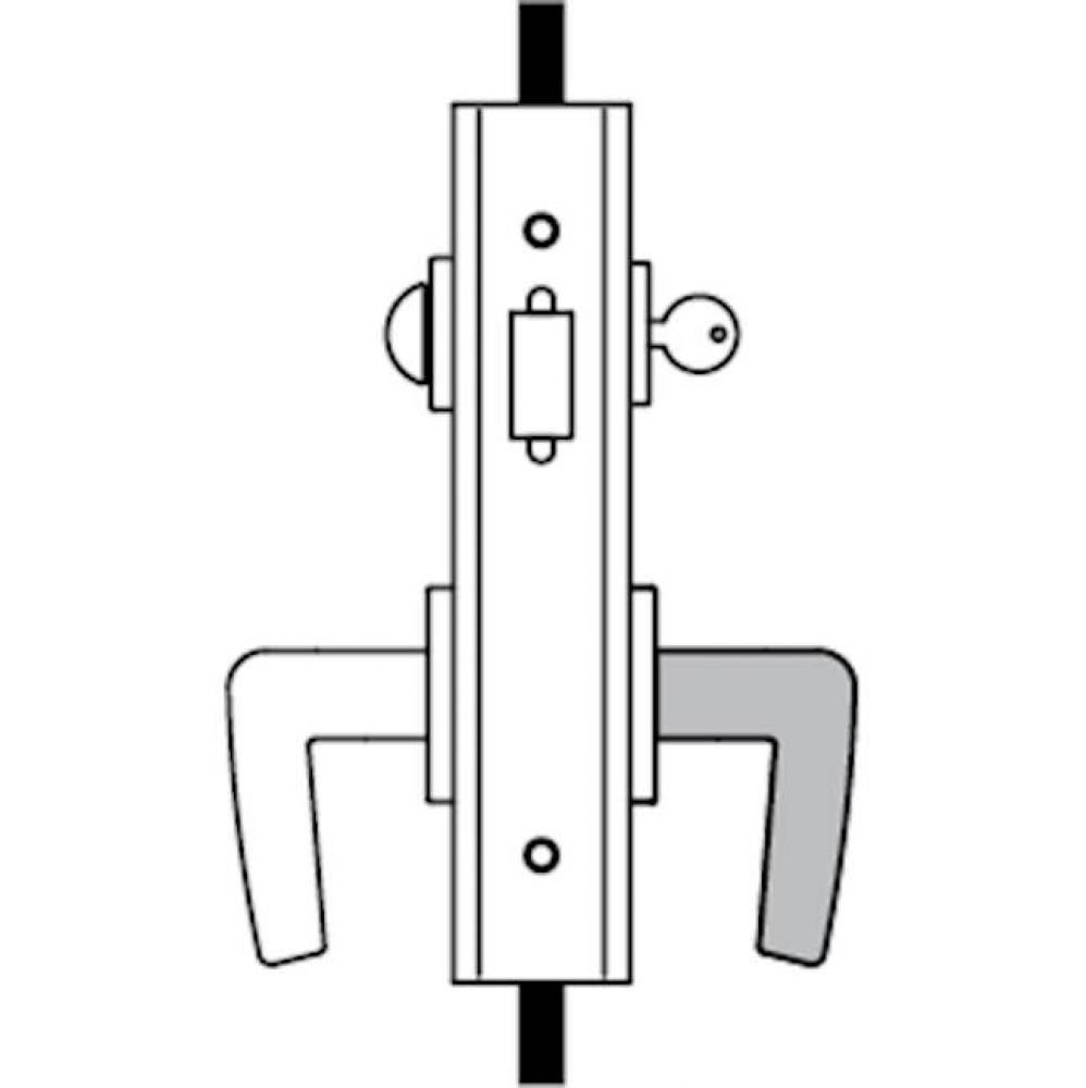 Entry (cylinder x t-turn, cylinder not included)