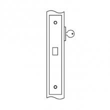 Accurate Lock And Hardware 8501.1.25.US19 - Deadlock for use with cylinder one side only (cylinder not included)