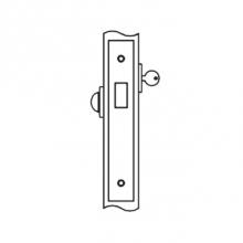 Accurate Lock And Hardware 9103.6.US26D - Deadlock for use with cylinder one side, thumb turn other side (cylinder and thumb turn not includ