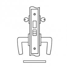 Accurate Lock And Hardware 9122M.2.75.ESN - Store Door