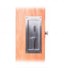 Accurate Lock And Hardware SL9124PDL.2.5.US3 - Dormitory/Entrance Lockset; includes: SL9124, SLFT-C flush pull with active lever, SLFT-T flush pu