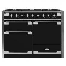 AGA AEL48DF-MBL - 48'' Elise Dual Fuel 3-Oven Range - Matte Black