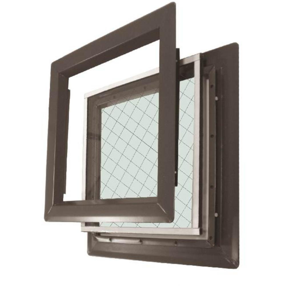 Slimline Vision Lite in Bronze with Wireshield Glazing