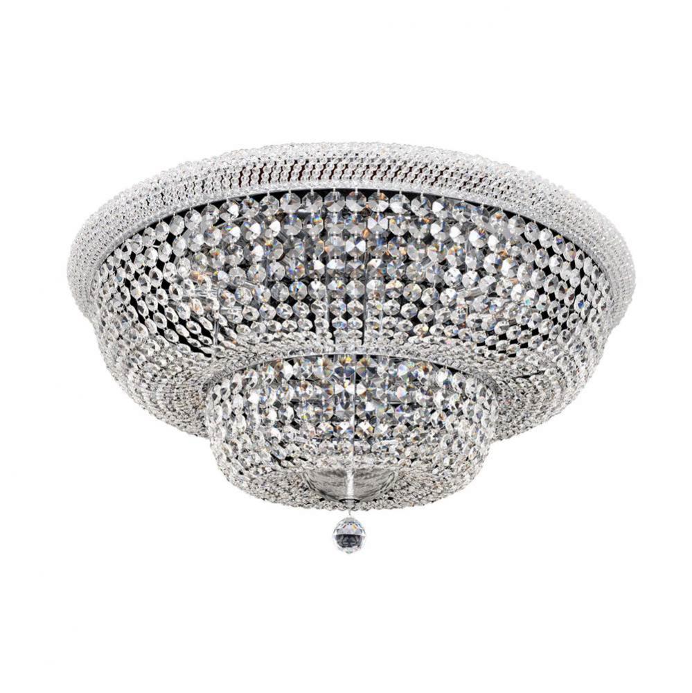 Napoli 34 Inch Flush Mount W/Clear