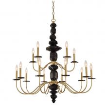 Allegri By Kalco Lighting 031552-039 - Piedra 2 Tier Chandelier (10+5