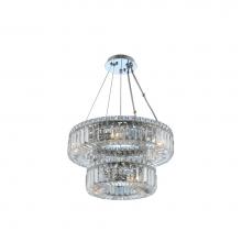 Allegri By Kalco Lighting 11776-010-FR001 - Rondelle (12 + 18) Inch 2 Tier