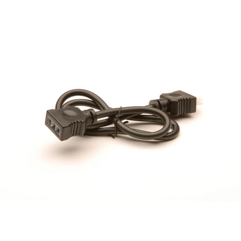 PRIORI Black 36-Inch Extension Cable for T2 Under Cabinet