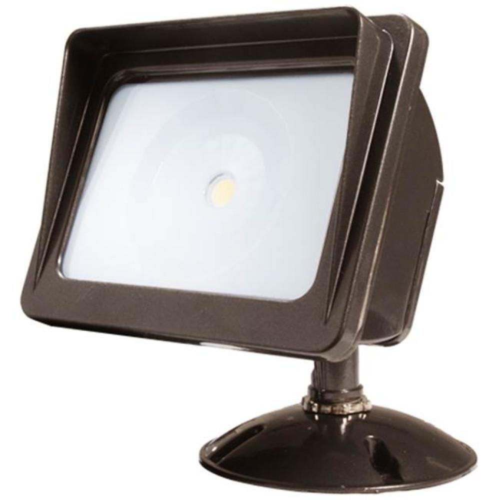 Wall Pack COB Flood Light, 3000K, 30 Watts, Dark Bronze