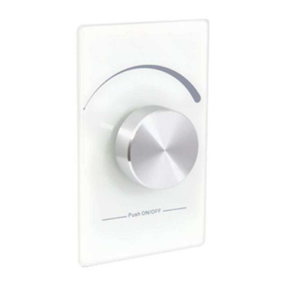 BATT. OP SINGLE COLOR RF WALL CONTROL, WHITE, REQ.