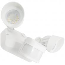 American Lighting AL2-2PIR-WH - 2-Head, White, 100-240V, PIR Motion Sensor Flood, 3000K, cULus