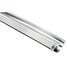 American Lighting EE45-AAFR-1M - ECONOMY EXTRUSION, 45-DEG ANOD. ALUM INCL. FROSTED LENS,