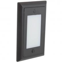 American Lighting SGL-SM-DB - Dark Bronze Smooth Faceplate for Single LED Step