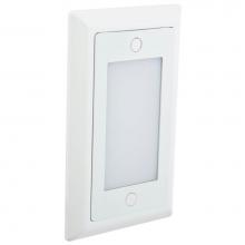 American Lighting SGL-SM-WH - White Smooth Faceplate for Single LED Step