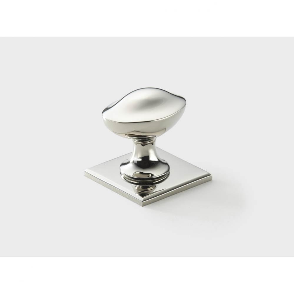 38mm Oval Knob & Plate