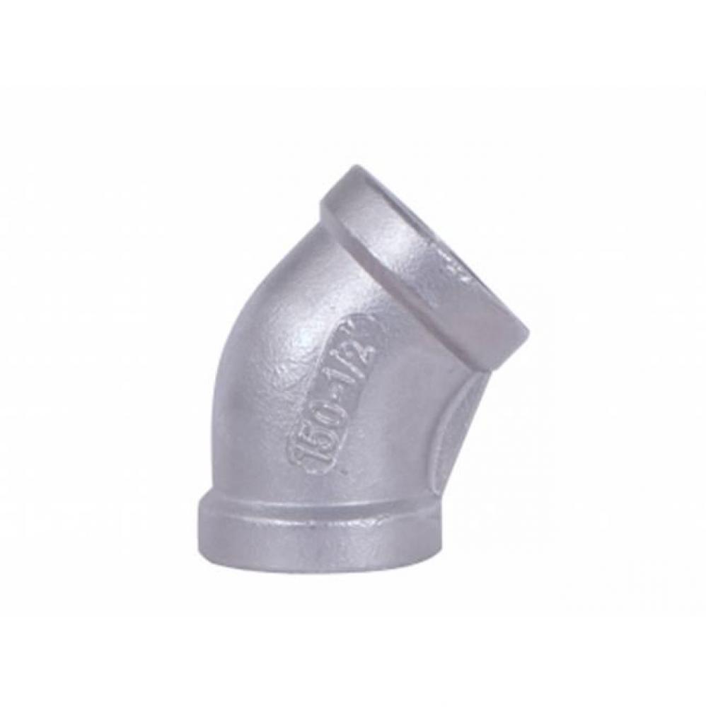 2245SS 1 ELBOW 45 DEG SS 304