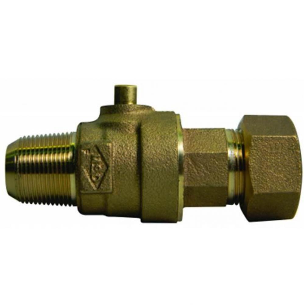 74701BT 1 1/2X2 BALL CORP AWWA X CTS 16P - NL