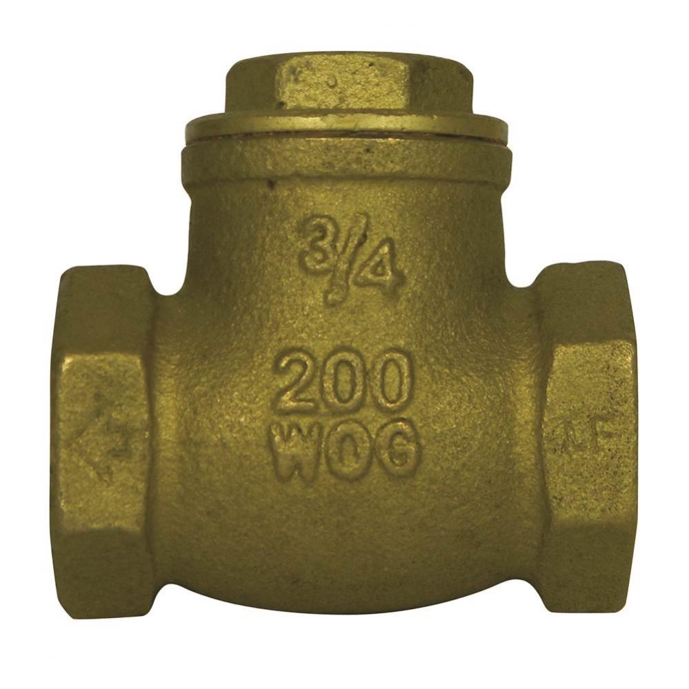 72050T 1 SWING CHECK VALVE-FNPT NL