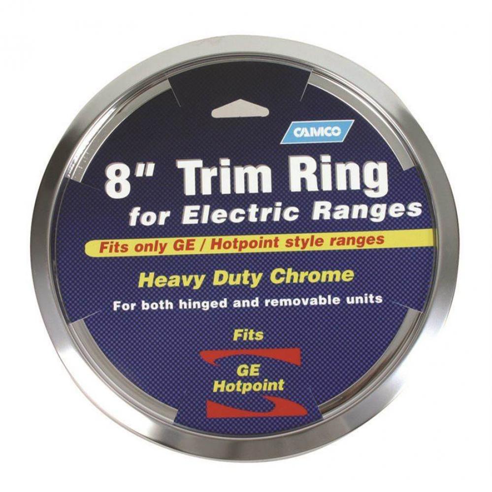 Trim Ring GE/HP 8'' Chrome Electric