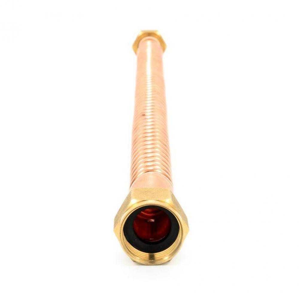 Water Connector 12'' Flex Copper 3/4'' FIP x 3/4'' FIP