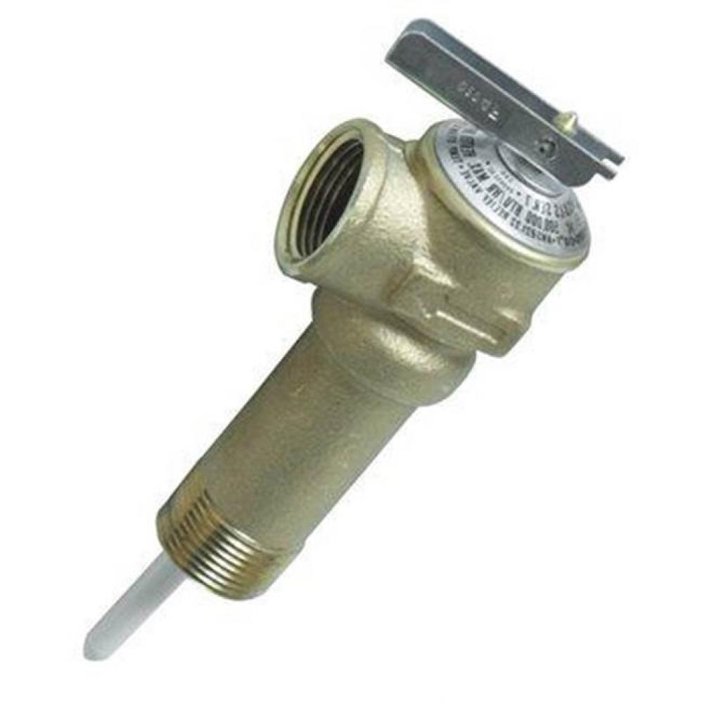 T and P Valve 3/4'' w/ 2 1/2'' Probe