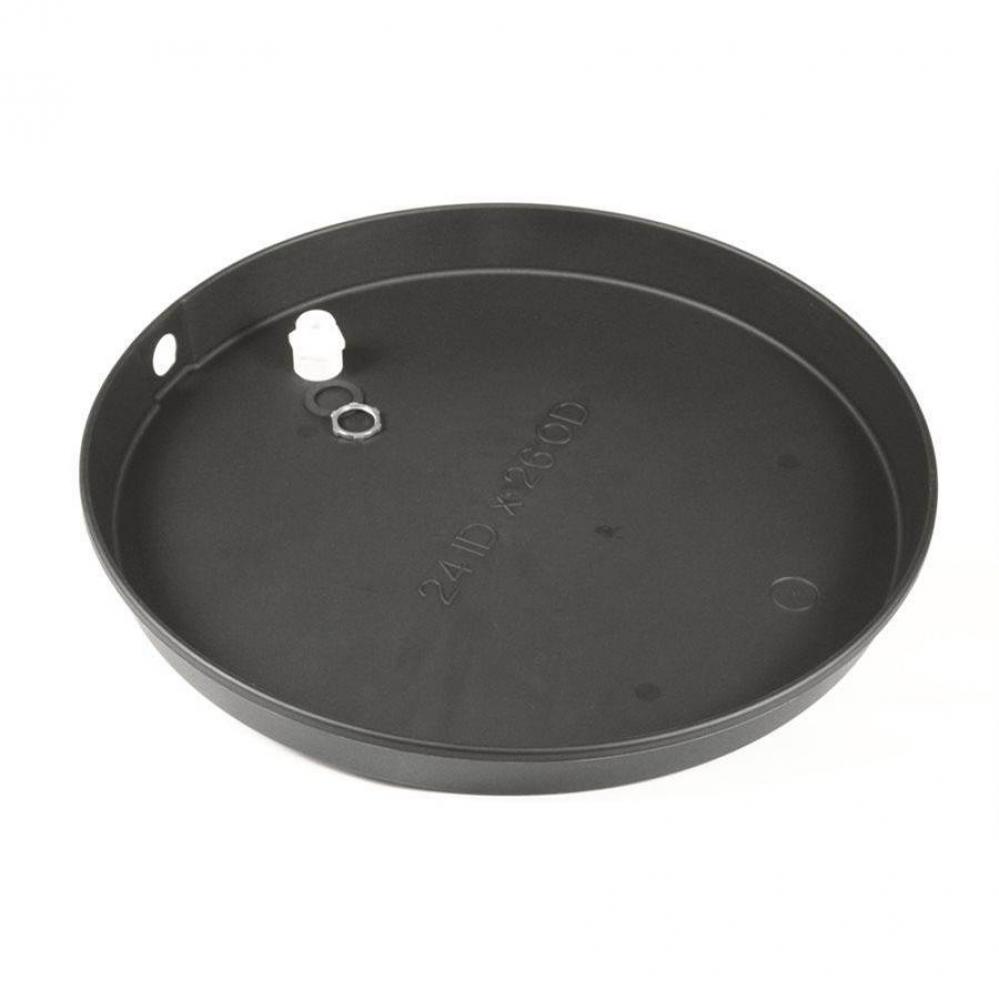 24'' ID Plastic W/H Drain Pan PVC Fitting