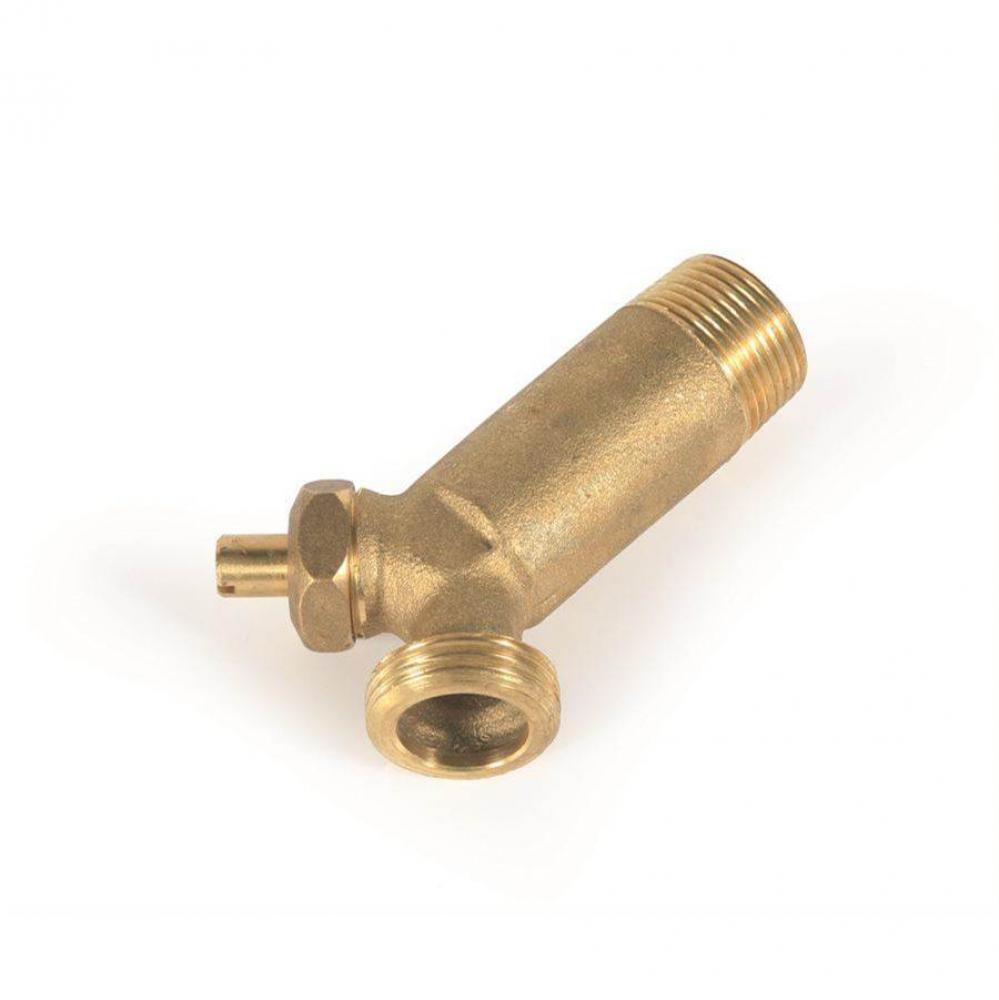 Water Heater Drain Valve Brass - 2-1/4'' Shank