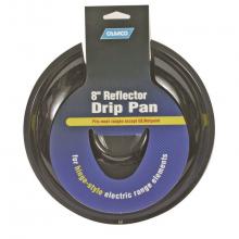 Camco 00592 - Drip Pan Universal 8'' Black Porcelain Electric