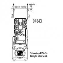 Camco 07842 - Single Element Thermostat - Apcom Style