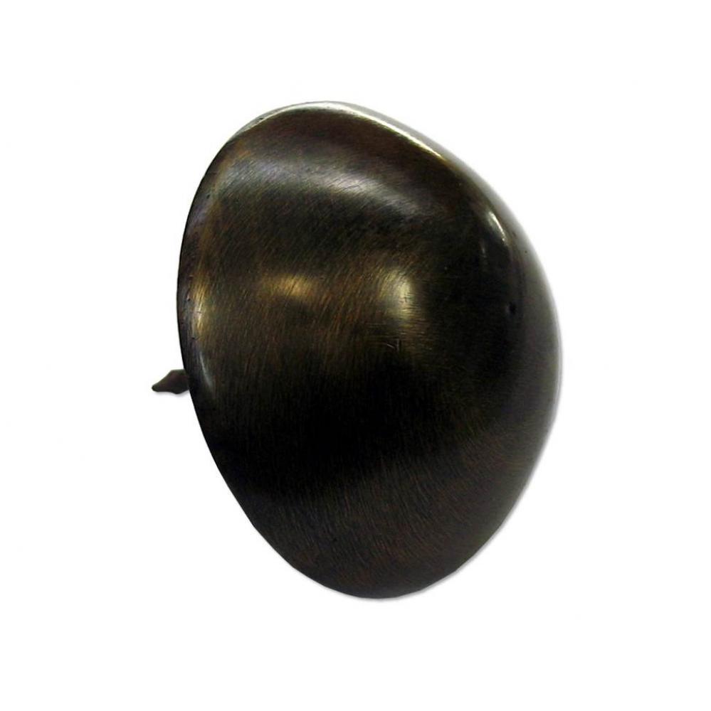 Large round brass clavo